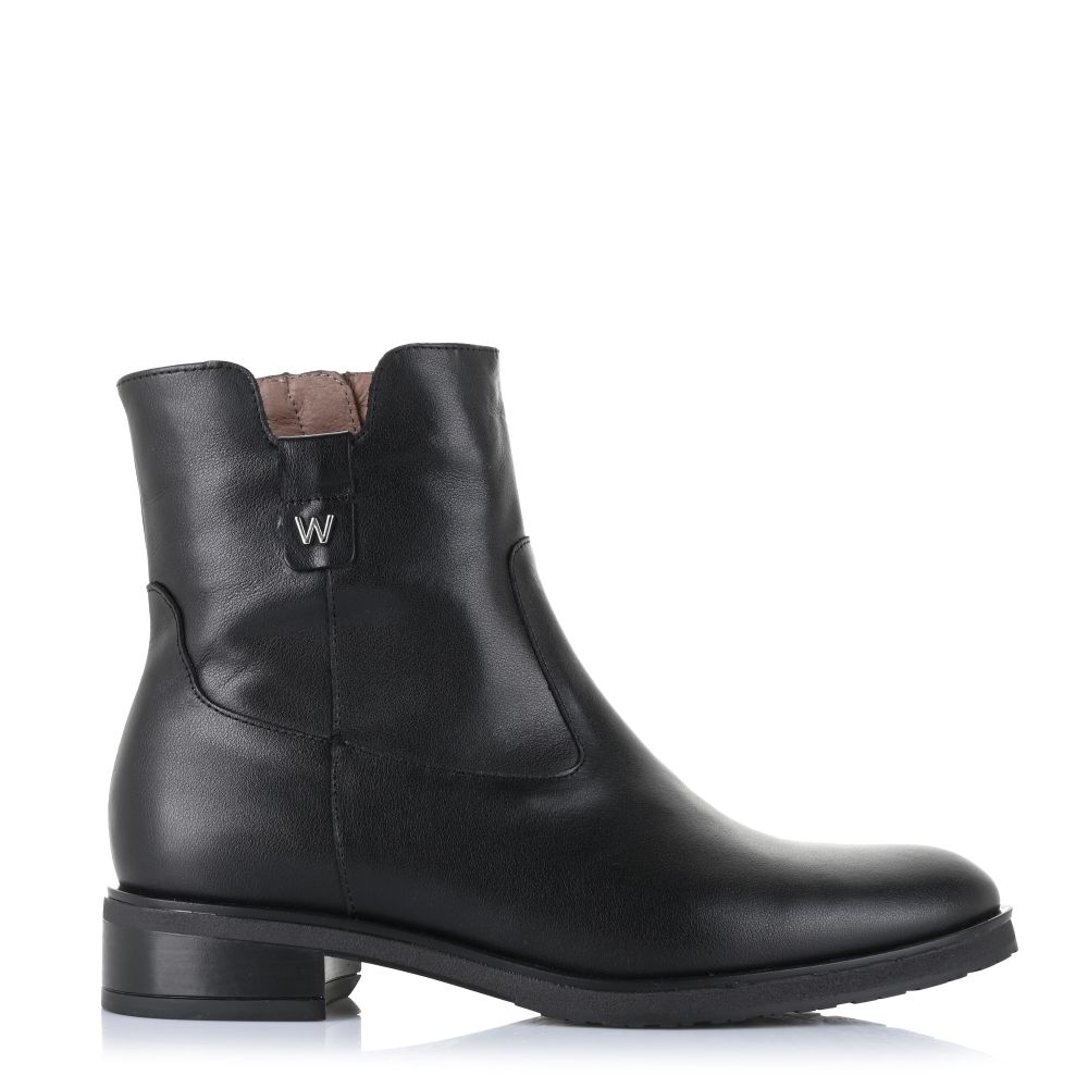 Δερμάτινα Μποτάκια Wonders Samantha C-5481 Negro