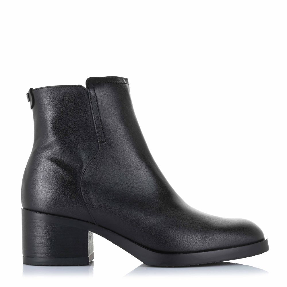 Δερμάτινα Ankle Μποτάκια Wonders Cloe G-6240 Negro