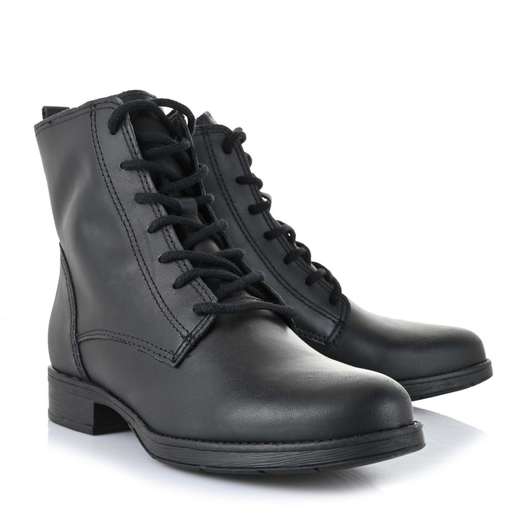 Δερμάτινα Μποτάκια Unveil 361702 7 Black