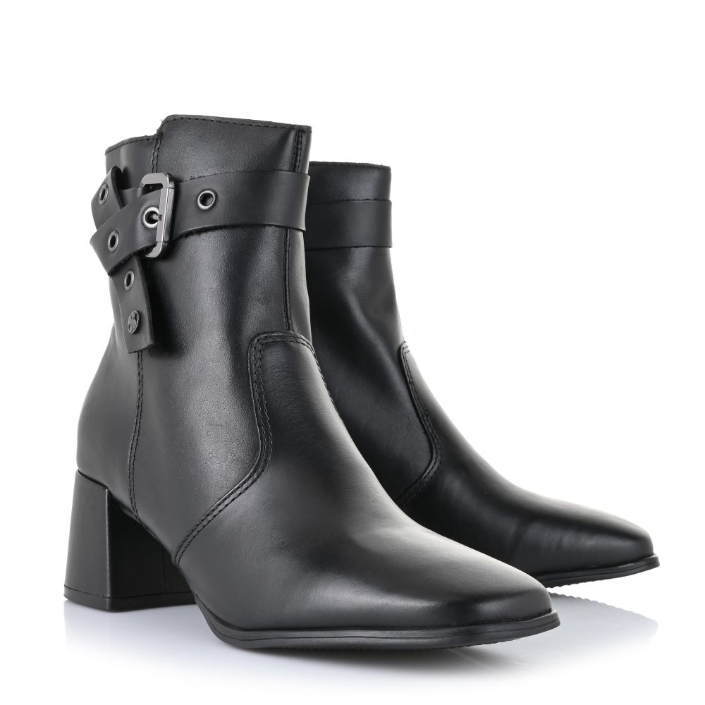 Δερμάτινα Μποτάκια Unveil 362603 8 Black