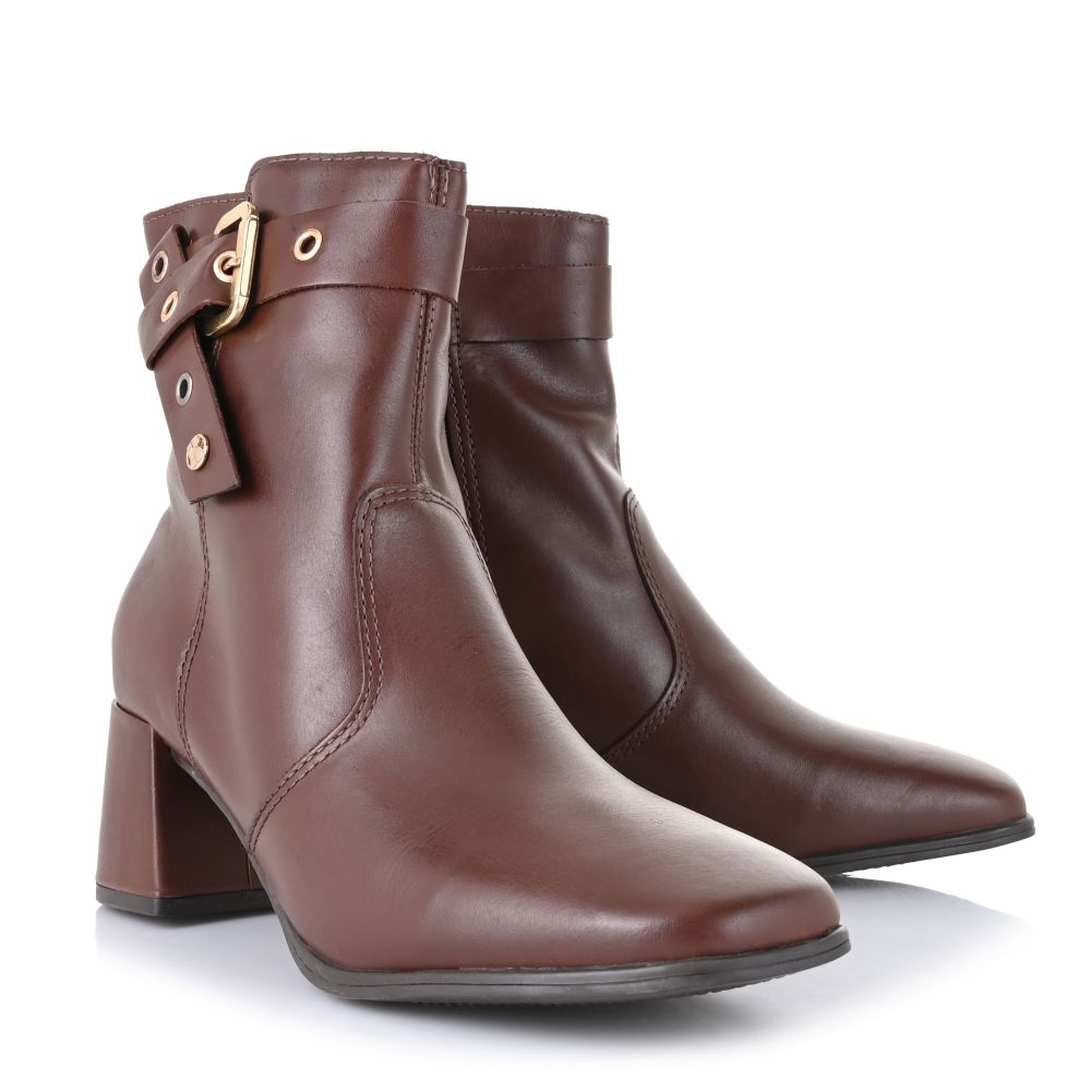 Δερμάτινα Μποτάκια Unveil 362603 1 Brown