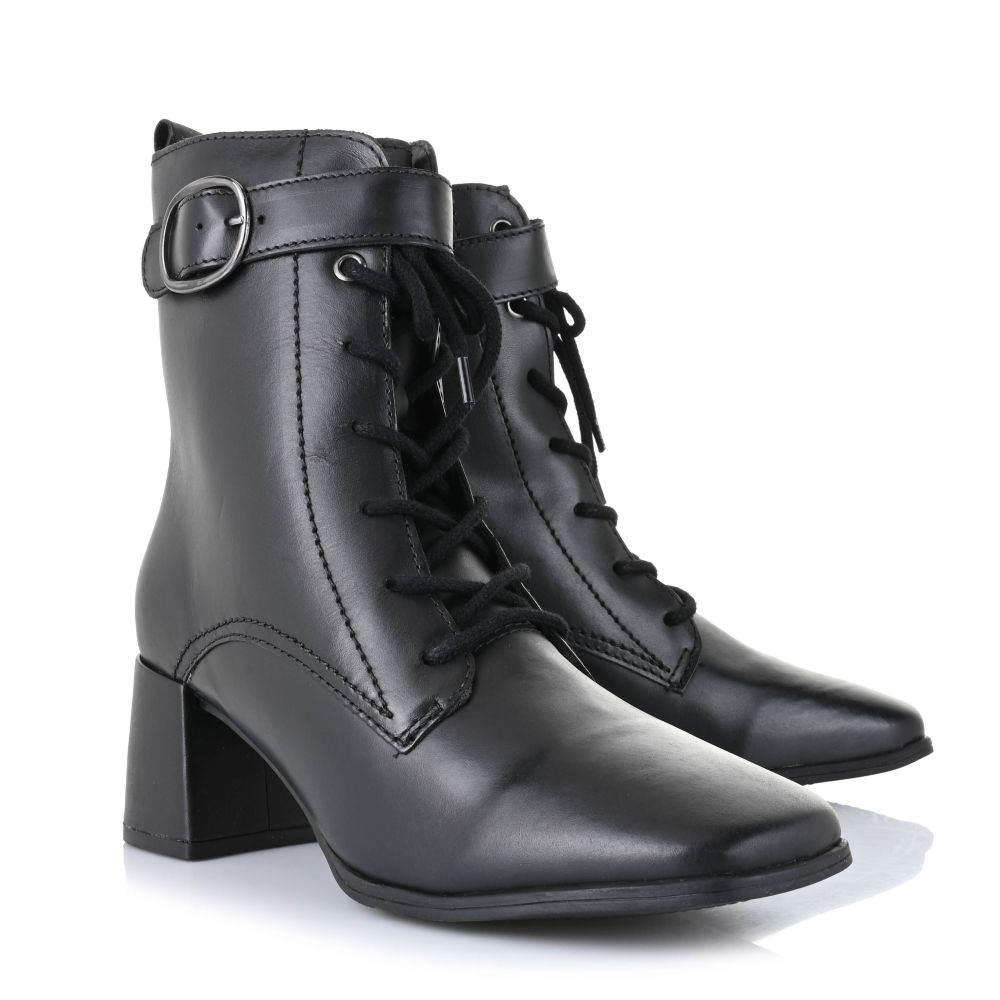 Δερμάτινα Μποτάκια Unveil 362604 7 Black