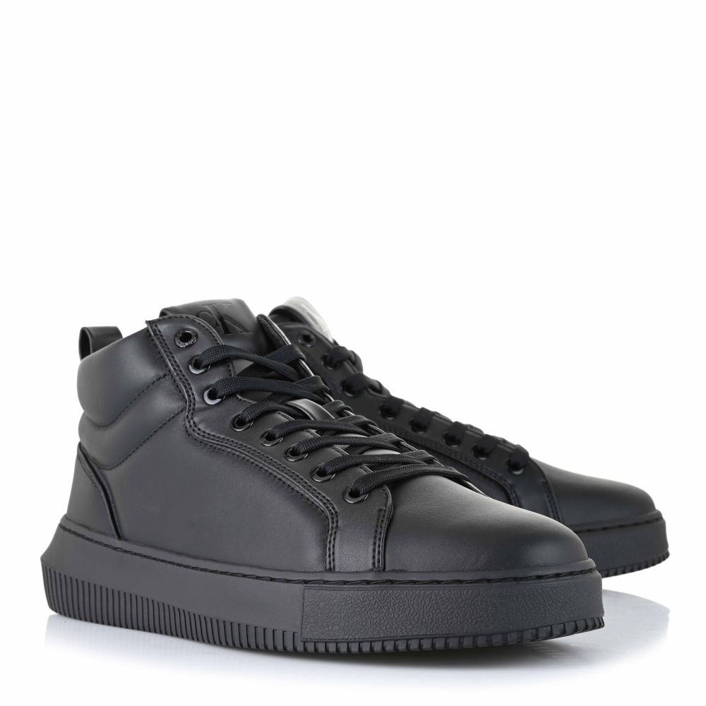 Δερμάτινα Μποτάκια Calvin Klein Chunky Cupsole Clean High YM0YM01120 0GJ