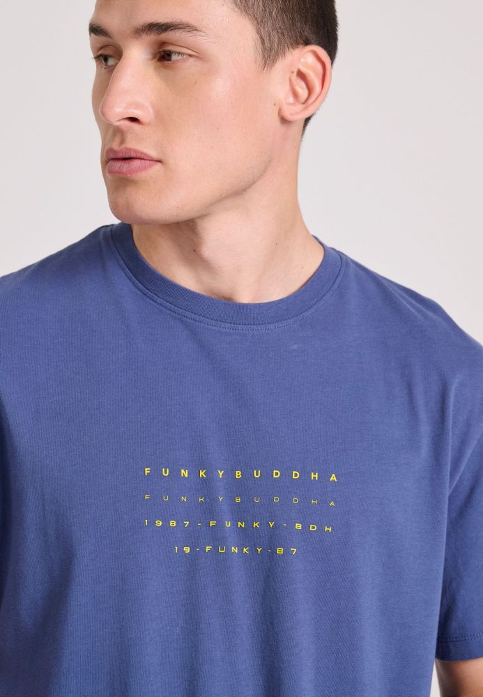 T-shirt με text artwork τύπωμα