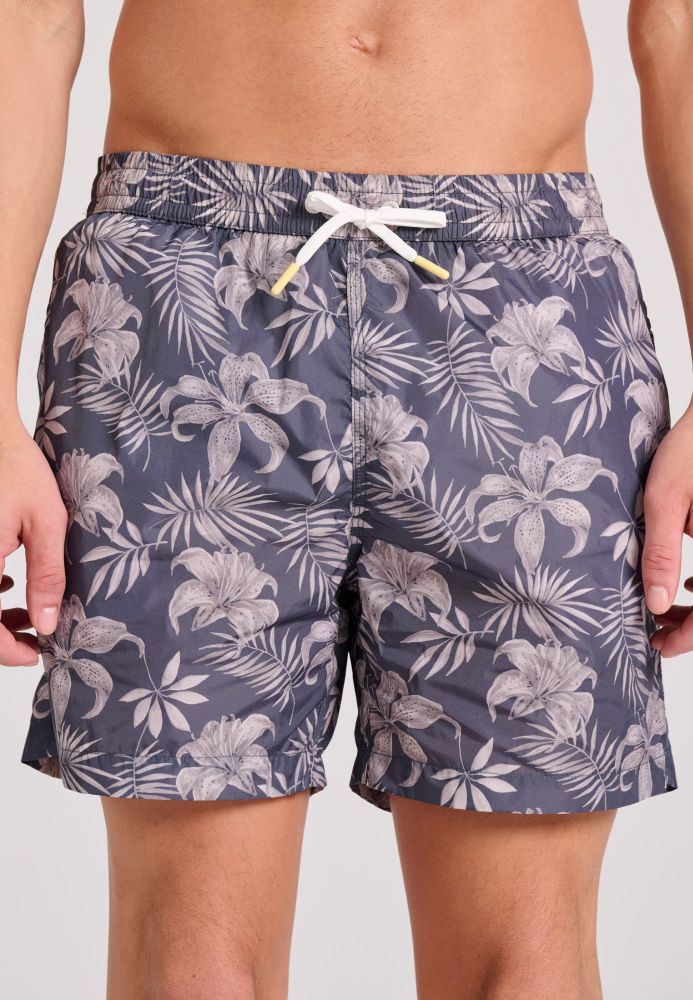 Ανδρικό μαγιό με floral τύπωμα
