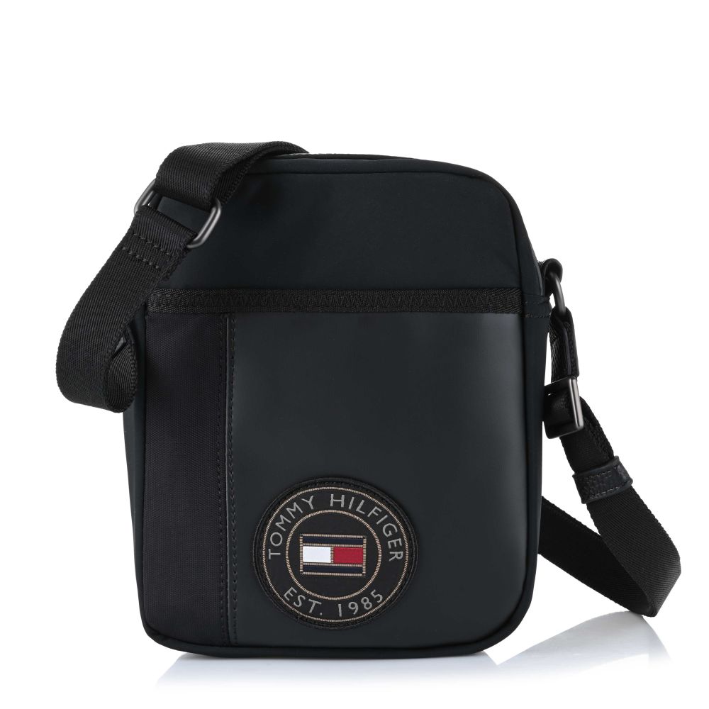 Τσαντάκι Χιαστί Tommy Hilfiger Blocked Mini Reporter AM0AM12691 BDS