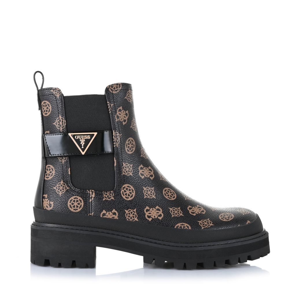 Μποτάκια Guess Bensly FLFBENFAL10 Brown/Black