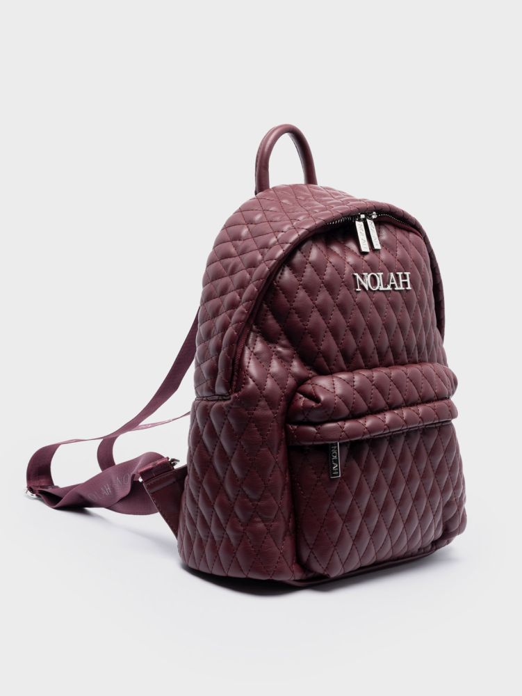 NOLAH ΓΥΝΑΙΚΕΙΟ BACKPACK KOKOON BURGUNDY SILVER
