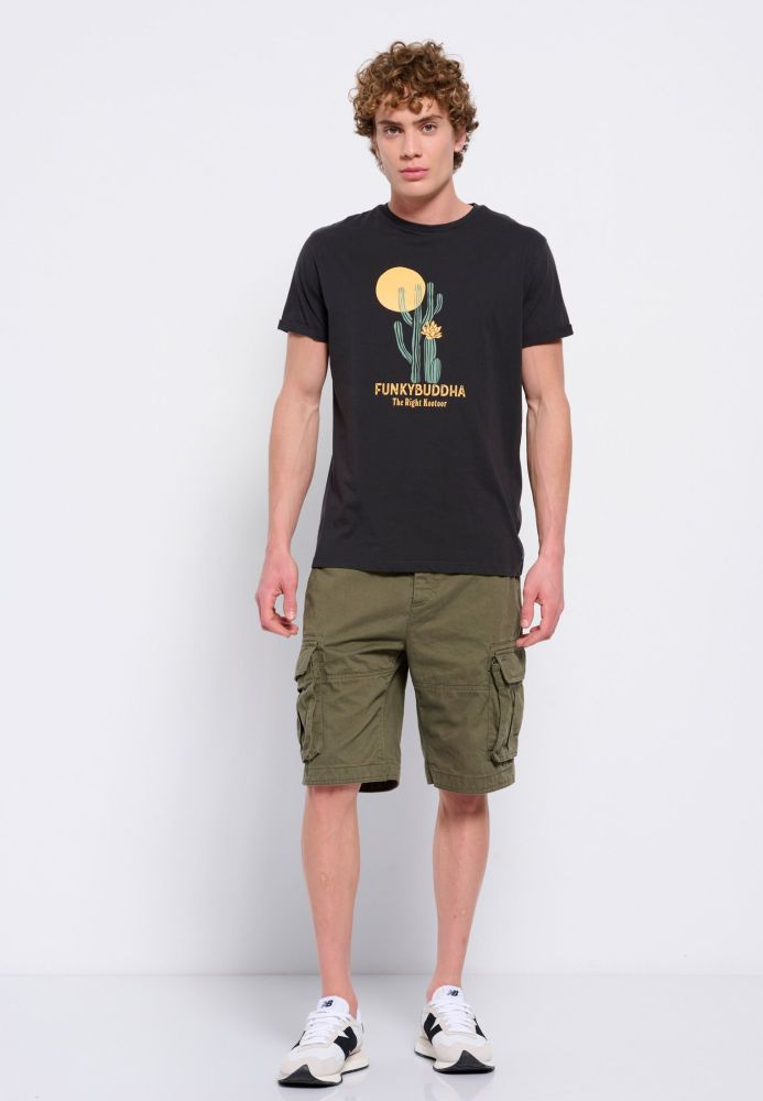 T-shirt από οργανικό βαμβάκι με τύπωμα