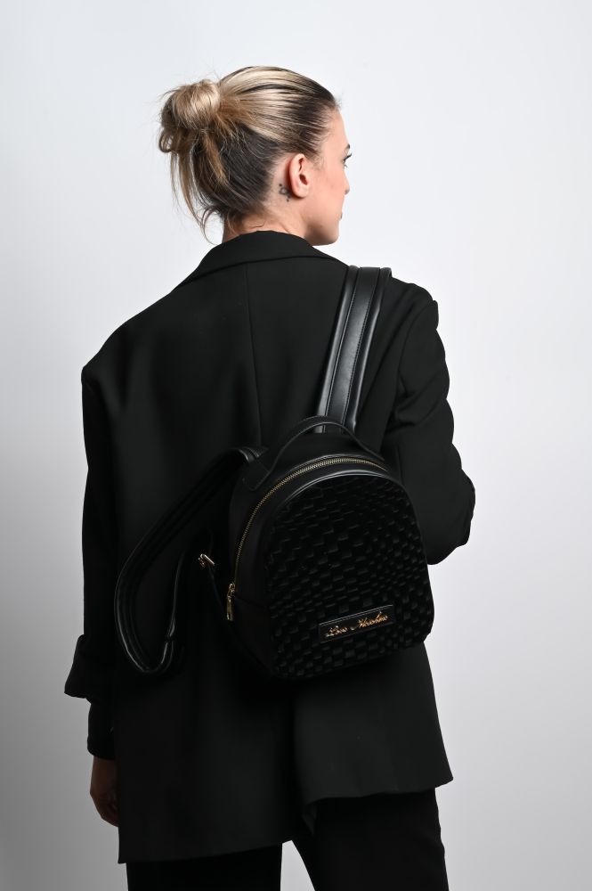 Σακίδιο Πλάτης Βελουτέ Love Moschino JC4133PP1LLK1 00A