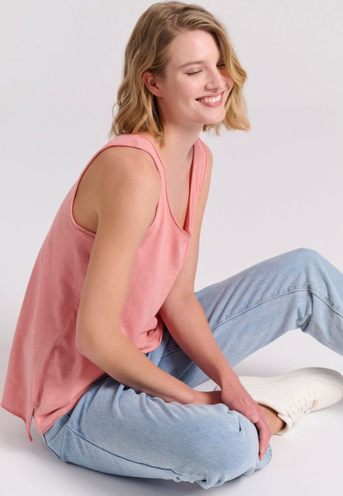 Γυναικείο μονόχρωμο tank top - The essentials