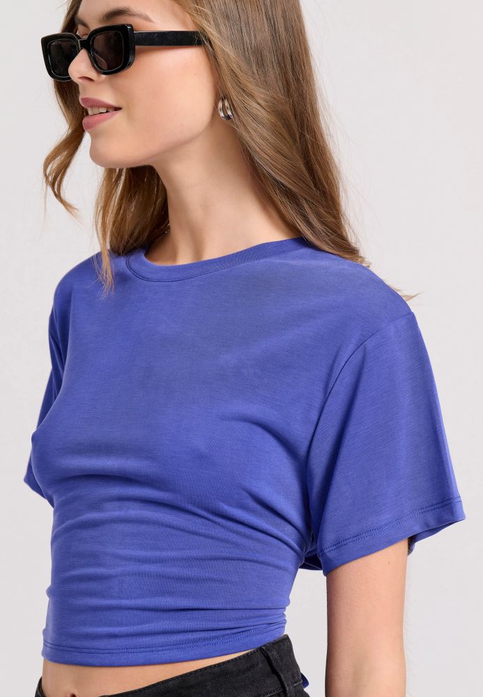 Γυναικείο t-shirt με δέσιμο στην πλάτη