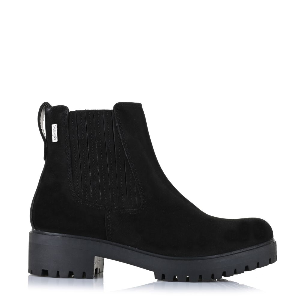 Δερμάτινα Suede Μποτάκια Wrangler Callie Women Mid 20243073.11A Μαύρο