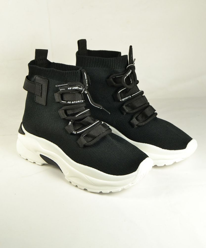 Beltipo Γυναικείο sneaker Μποτάκι Μαύρο