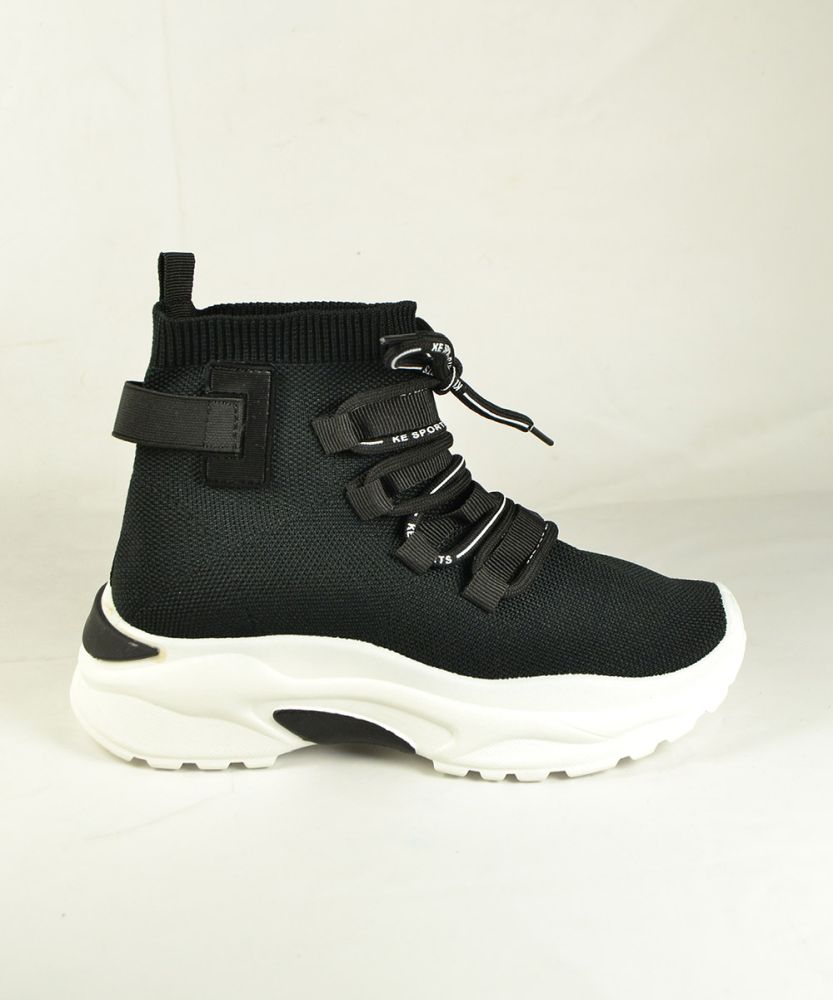 Beltipo Γυναικείο sneaker Μποτάκι Μαύρο
