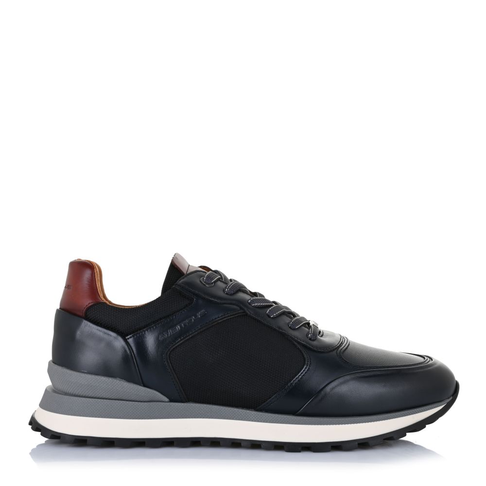 Δερμάτινα Sneakers Ambitious 13140-6566AM Anthracite/Black