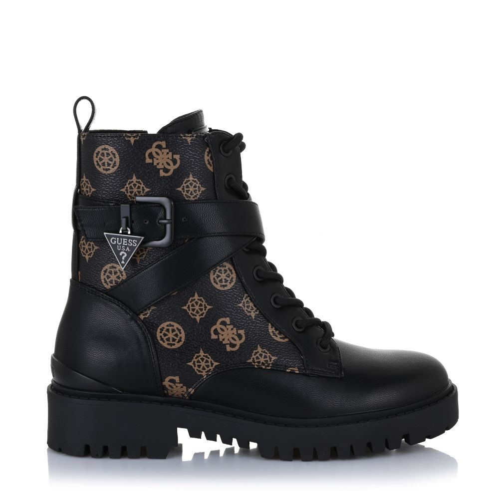 Μποτάκια Ορειβατικά Guess Olsy FLFOLSFAL10 Black/Brown