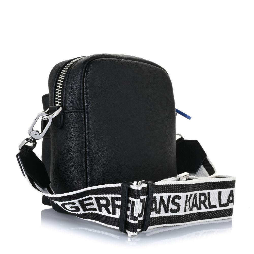 Τσαντάκι Χιαστί Karl Lagerfeld Jeans Box Logo Ns 241D3008 J101 Black