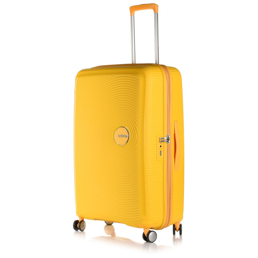 Βαλίτσα Σκληρή American Tourister Soundbox Spinner 77 EXP Large 88474-1371 Golden Yellow