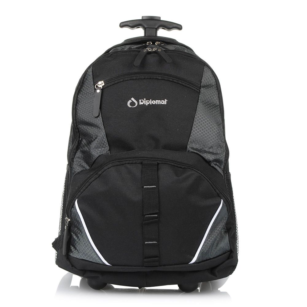 Σακίδιο Πλάτης-Τρόλεϋ Diplomat The Backpack Collection TBF121 Μαύρο