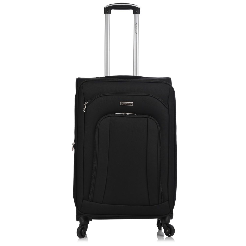 Βαλίτσα Μαλακή 68 cm Diplomat The Quattre Collection Medium ZC444M Μαύρο