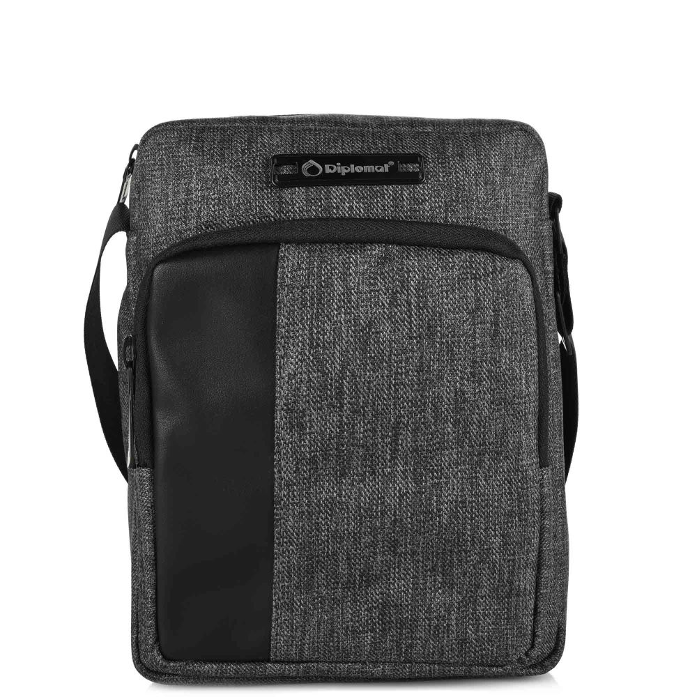 Τσαντάκι Χιαστί-Ώμου Μικρό Diplomat Casual Bags Collection City LC 982 Μαύρο