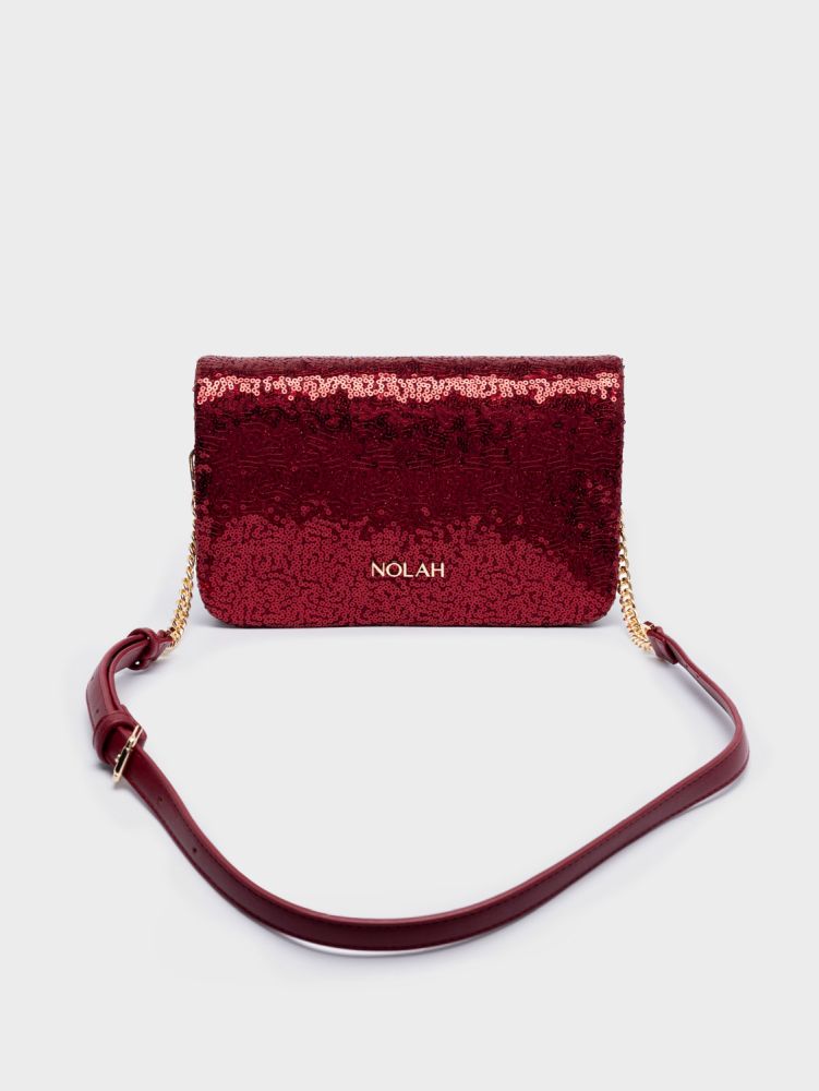 NOLAH ΓΥΝΑΙΚΕΙΑ ΤΣΑΝΤΑ ΩΜΟΥ BRIGGITE WINE RED