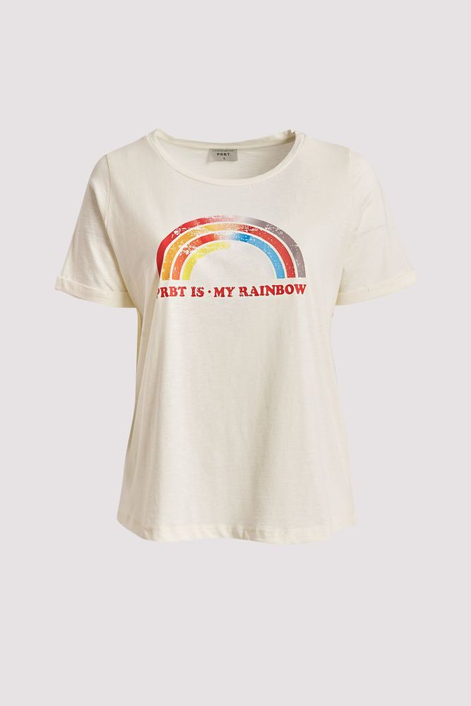 PRBT T-Shirt με logo Rainbow