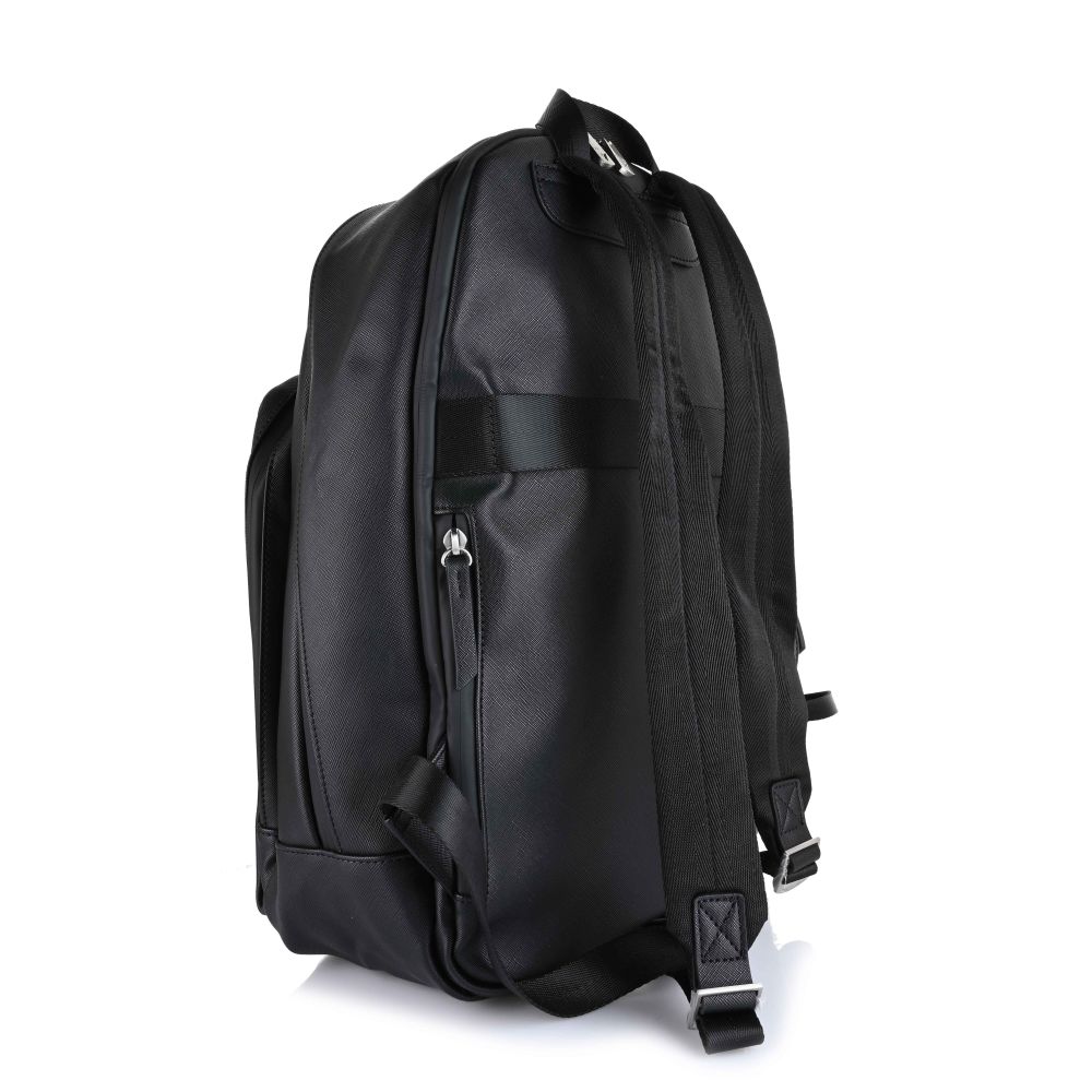 Σακίδιο Πλάτης Guess Certosa Saffiano Smart HMECSAP3241 Black