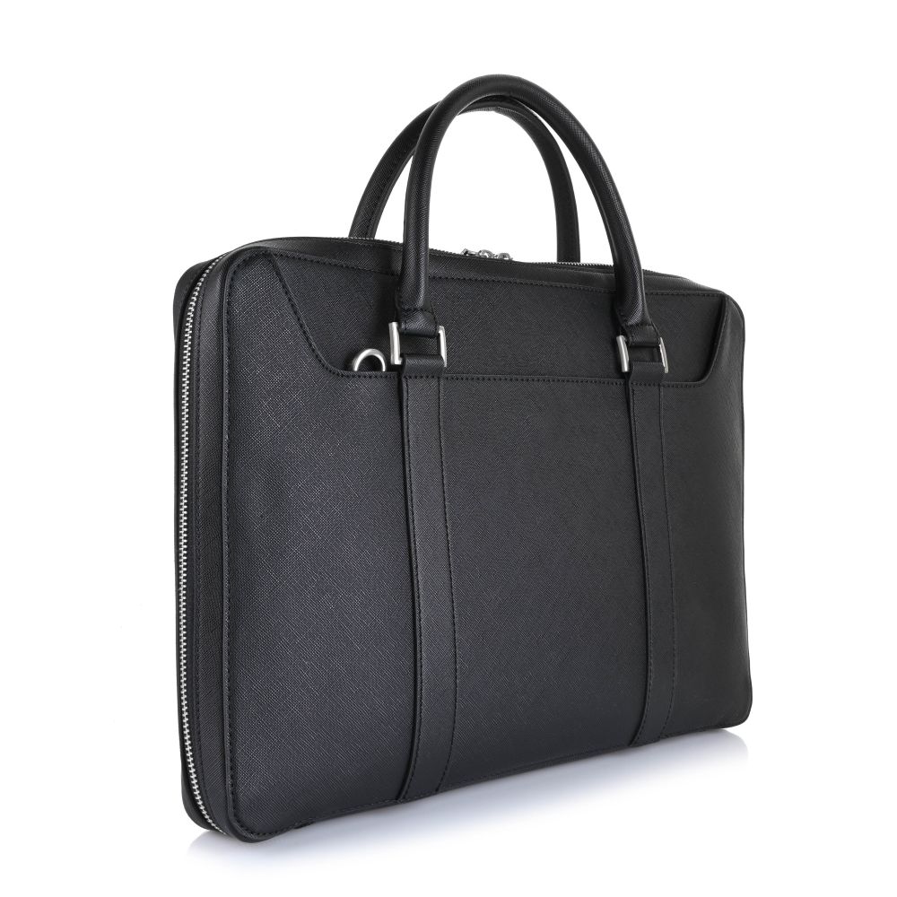 Χαρτοφύλακας Guess Certosa Saffiano Smart HMECSAP3138 Black