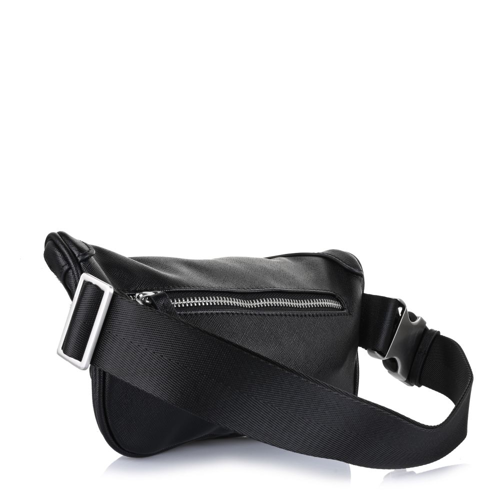Τσαντάκι Μέσης Guess Certosa Saffiano Smart Mini HMECSAP3332 Black