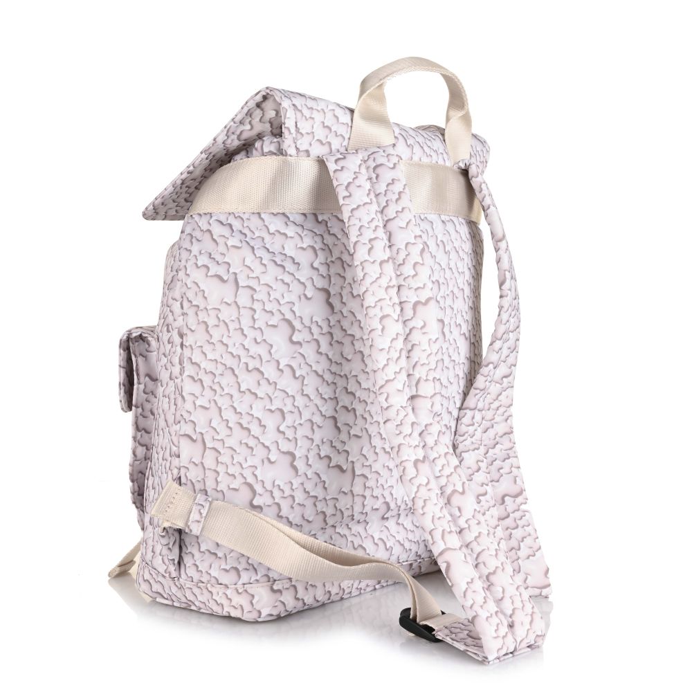 Σακίδιο Πλάτης Tous Mochila M. Kaos Mini Puffy Soft 20021302 01 Blanco