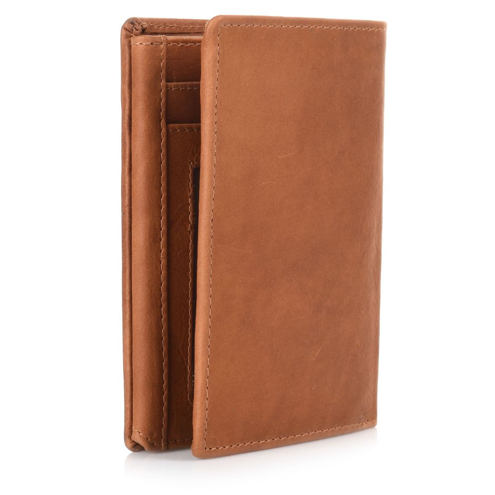 Δερμάτινο Πορτοφόλι Κάθετο με Flap The Chesterfield Brand C08.0203 31 Cognac