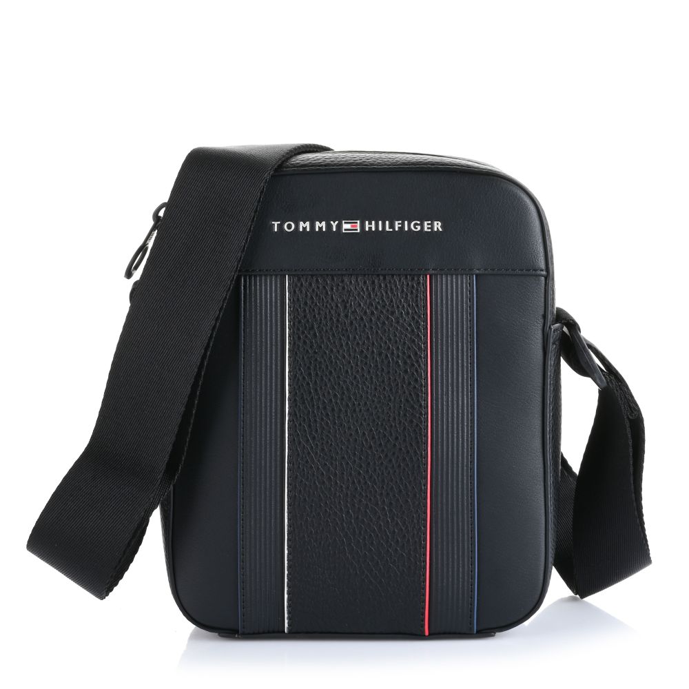 Τσαντάκι Χιαστί Tommy Hilfiger Foundation Mini Reporter AM0AM13300 BDS