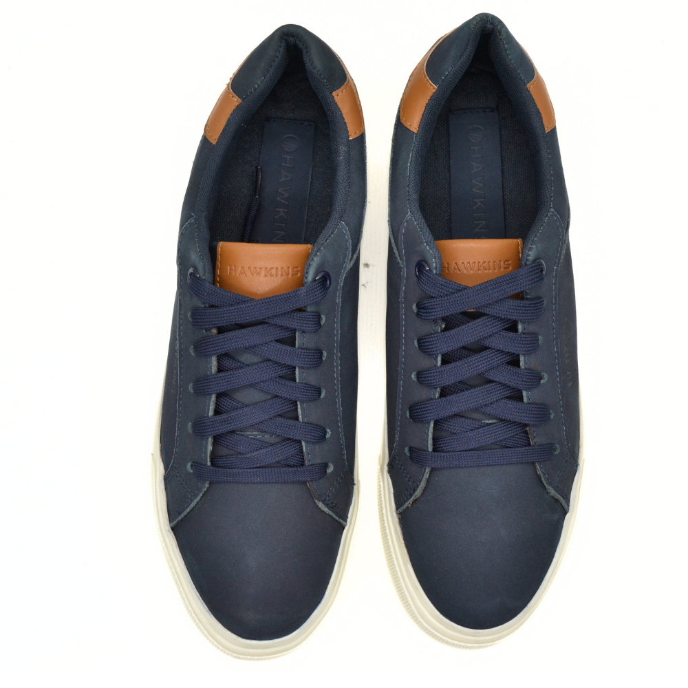 HAWKINS ΑΝΔΡΙΚΟ ΔΕΡΜΑΤΙΝΟ SNEAKER 8425 NAVY