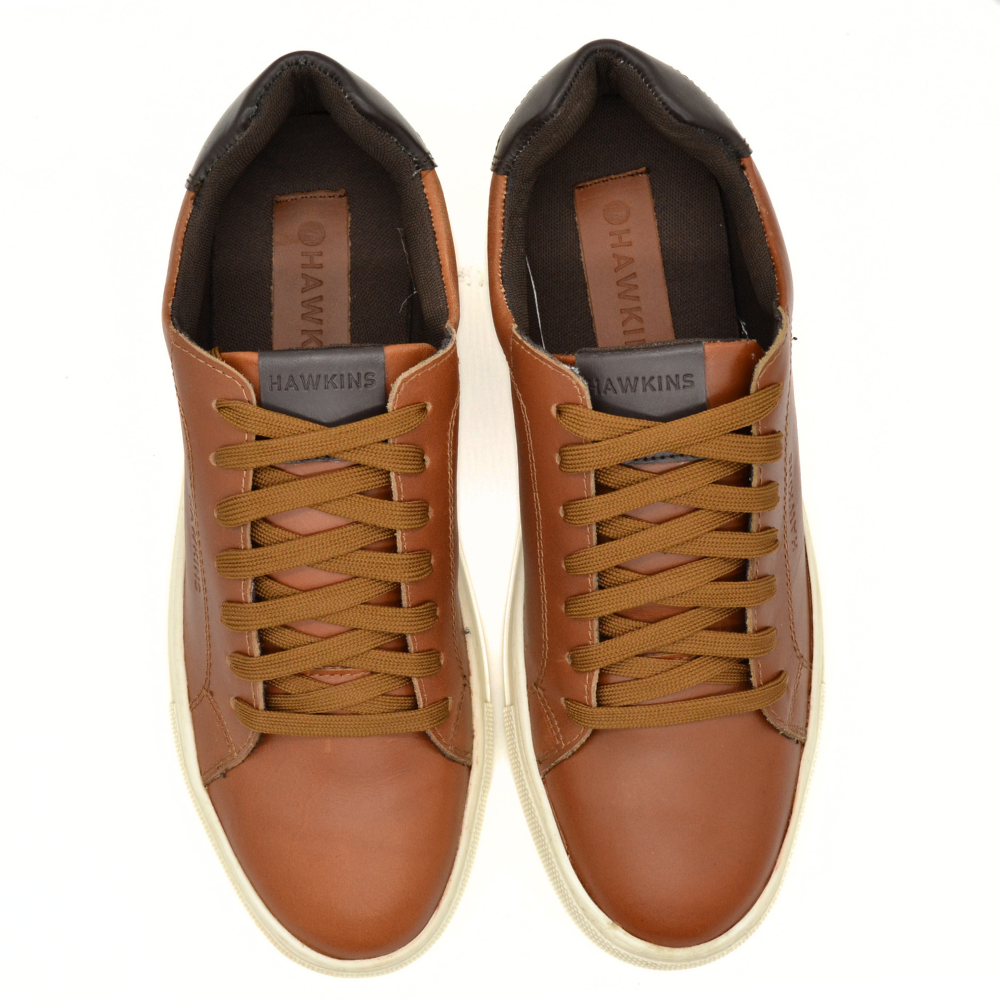 HAWKINS ΑΝΔΡΙΚΟ ΔΕΡΜΑΤΙΝΟ SNEAKER 8426 TAN