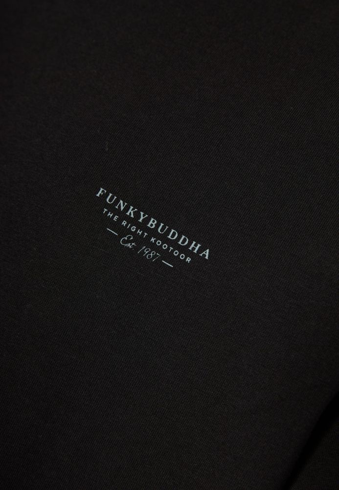 V-neck t-shirt με logo στο στήθος