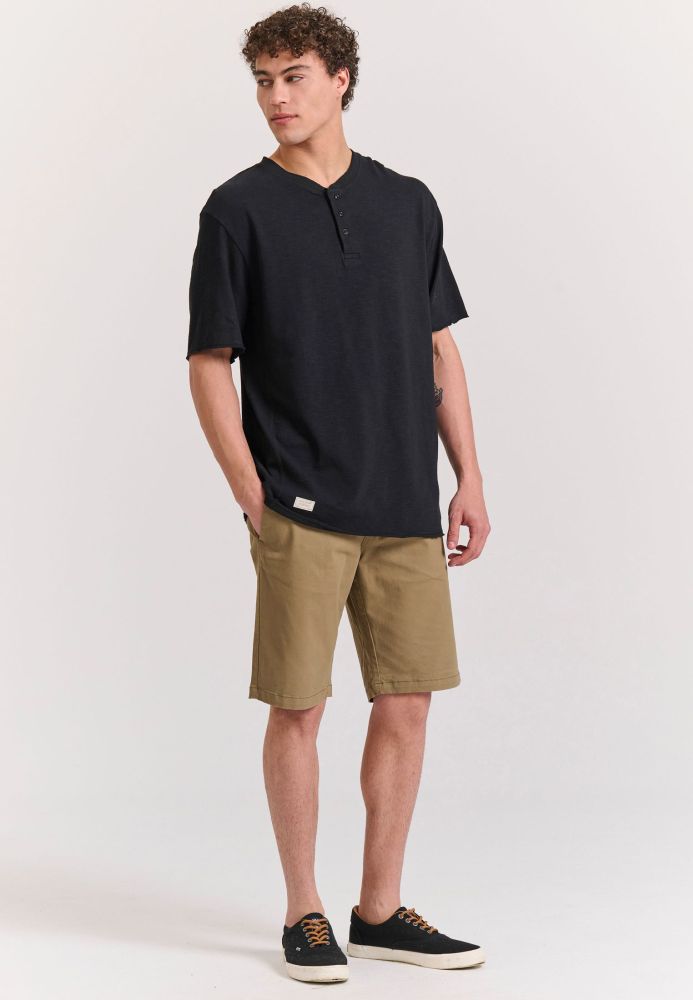 Relaxed fit βαμβακερό t-shirt από φλάμα