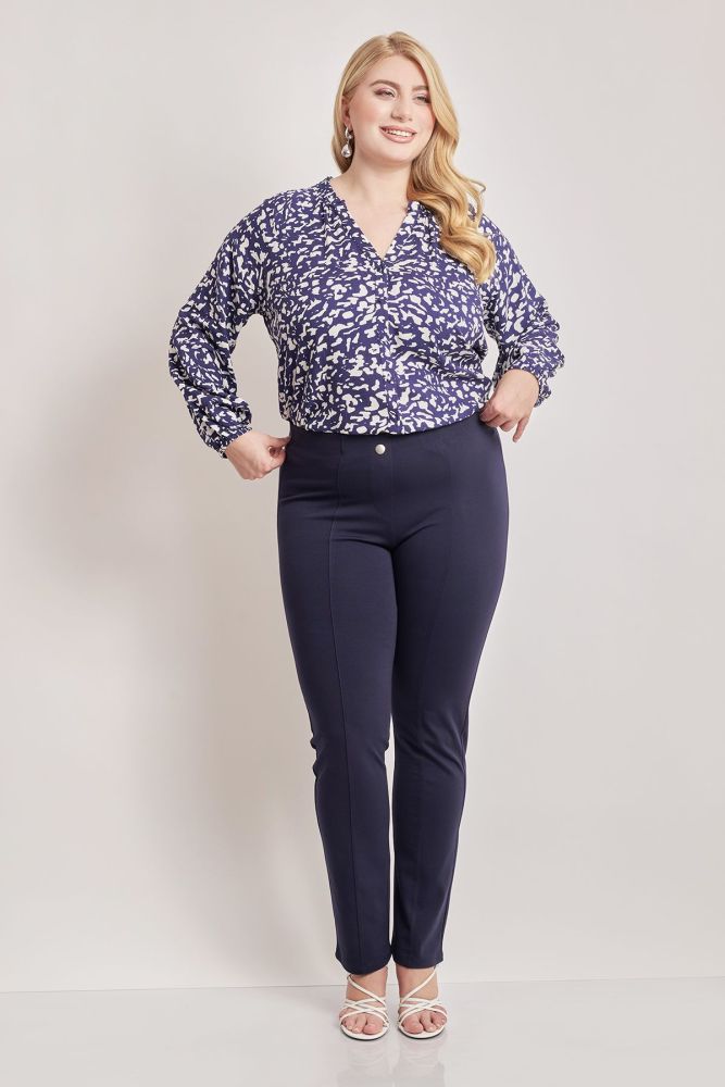 Ελαστικό παντελόνι διακοσμητικό κουμπί