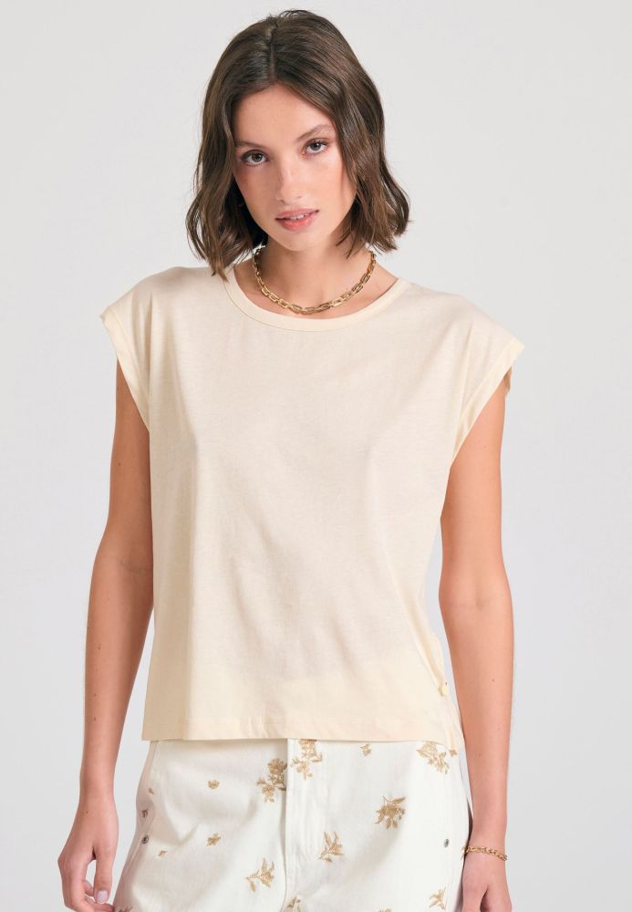 Γυναικείο t-shirt με ανοιχτή πλάτη