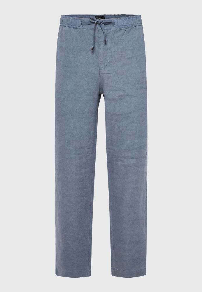 Ανδρικό comfort fit λινό chino παντελόνι