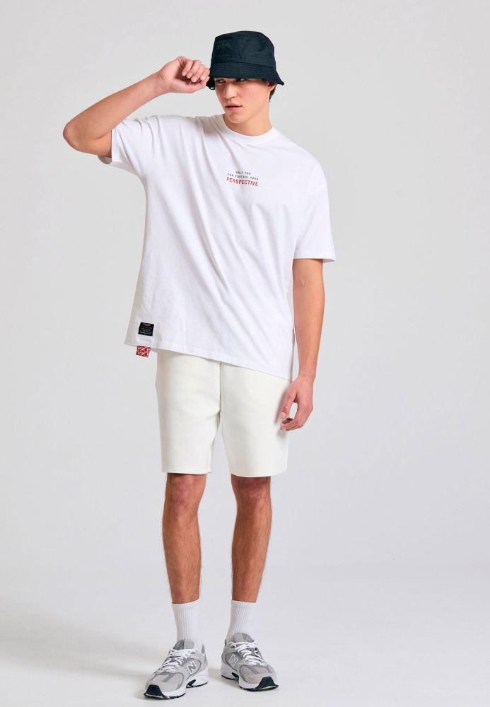 Oversized t-shirt με text artwork τύπωμα στην πλάτη