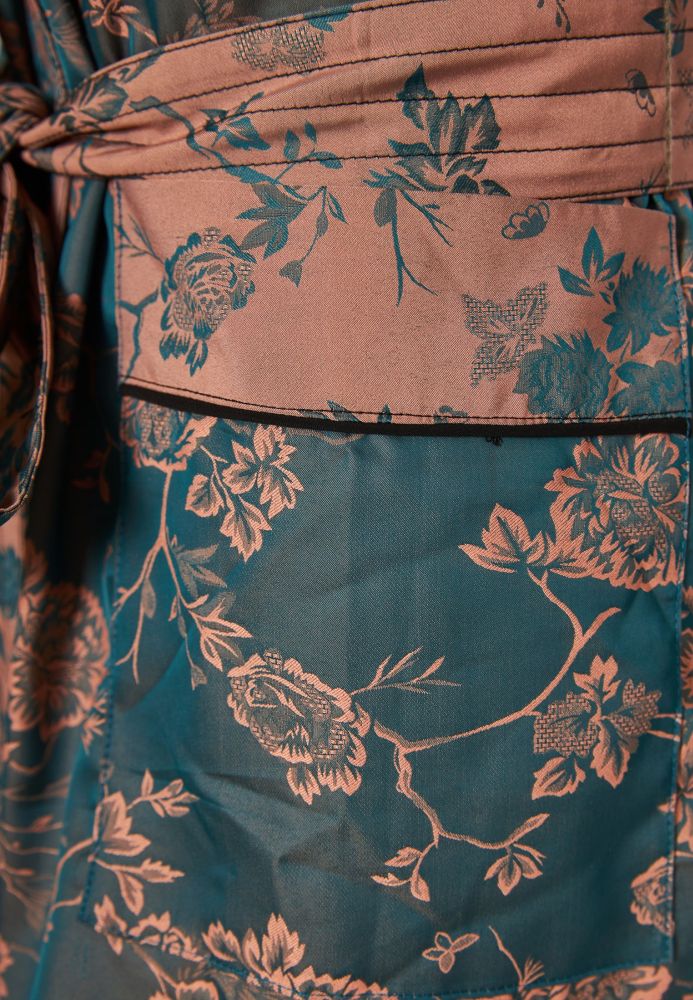 Loose fit κοντό εμπριμέ kimono