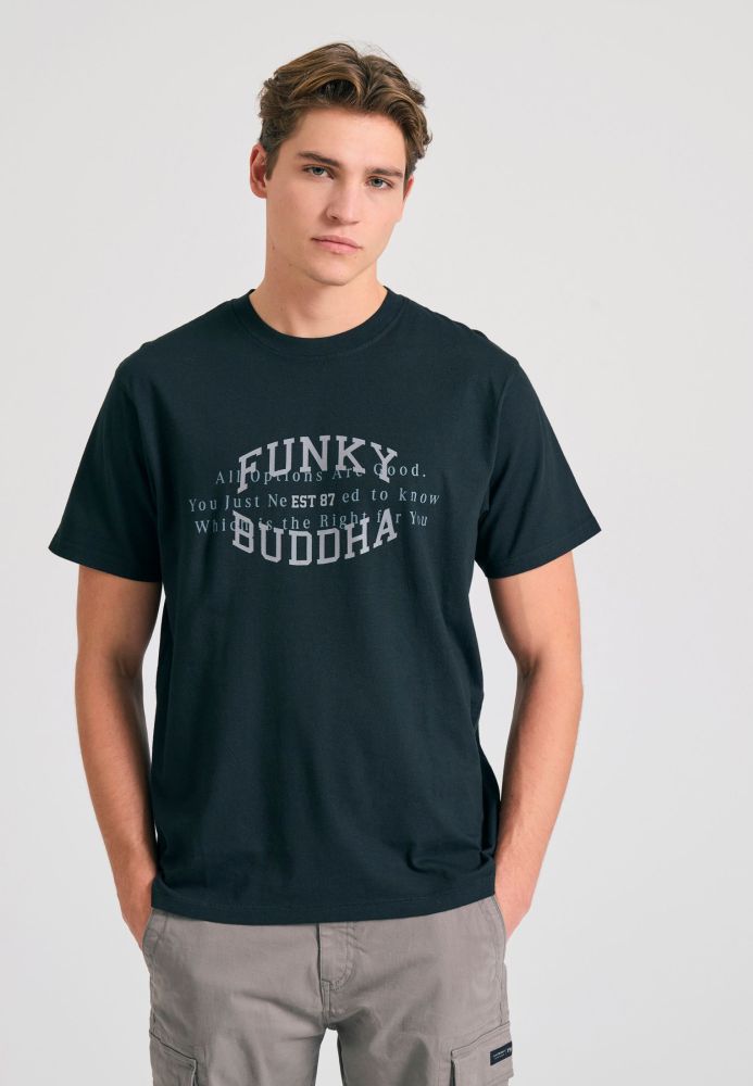 T-shirt με graphic τύπωμα