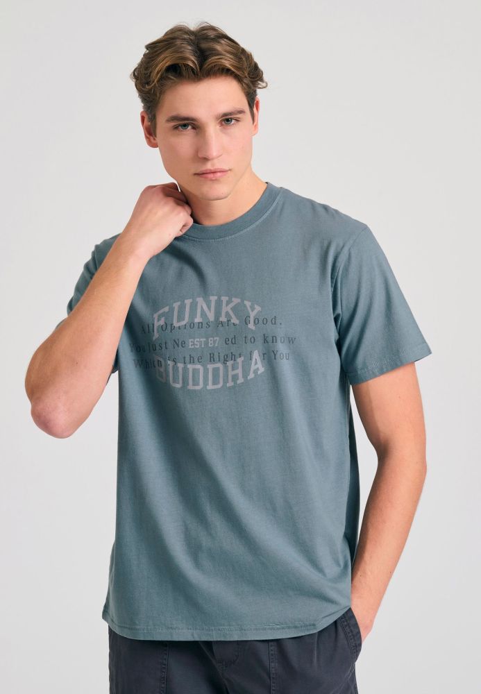 T-shirt με graphic τύπωμα