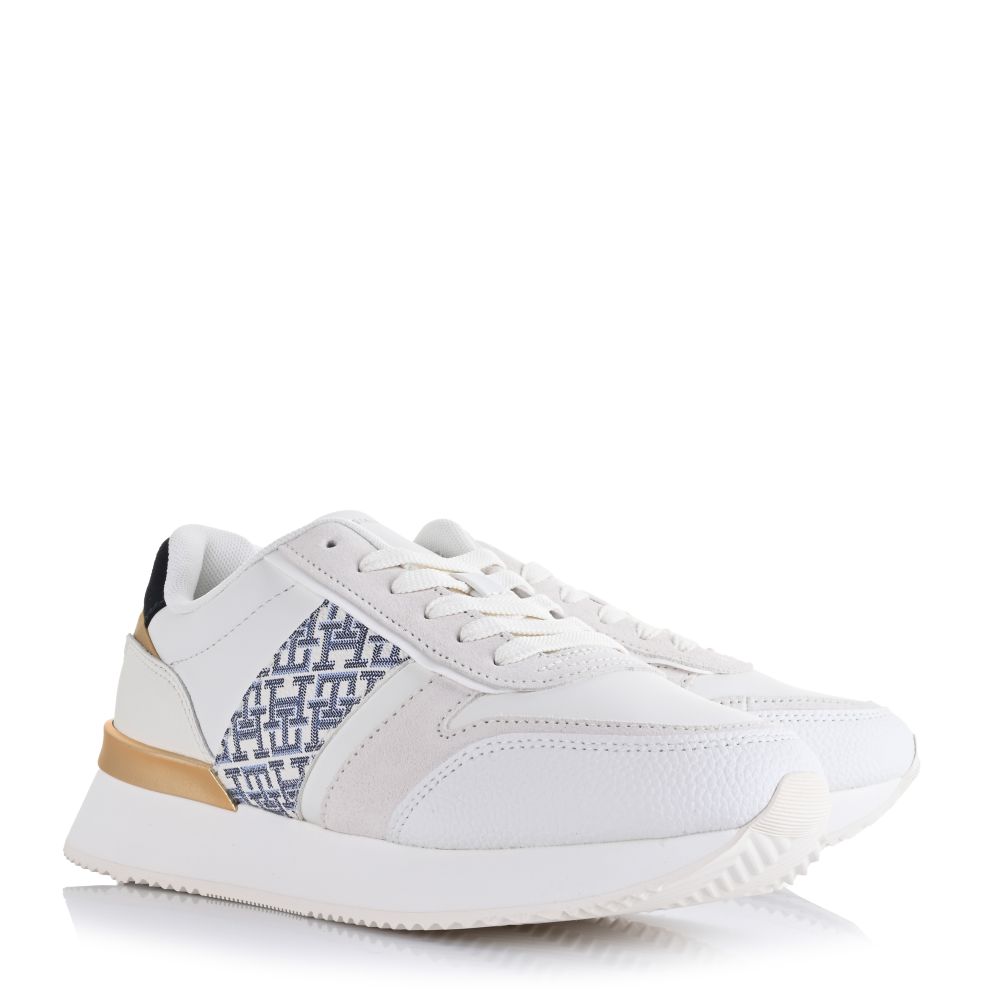 Δερμάτινα Sneakers Tommy Hilfiger Lux Monogram Runner FW0FW08387 YBL