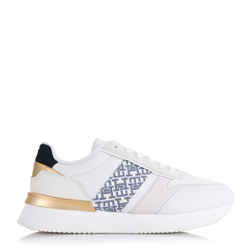 Δερμάτινα Sneakers Tommy Hilfiger Lux Monogram Runner FW0FW08387 YBL