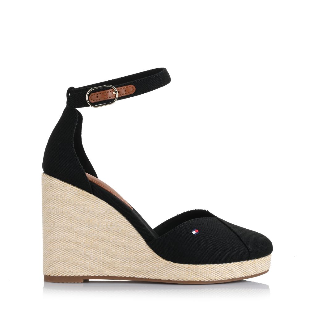 Εσπαντρίγιες Tommy Hilfiger Flag High Wedge Closed Toe FW0FW08494 BDS