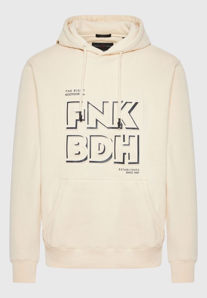 Relaxed fit φούτερ με embossed τύπωμα στο στήθος