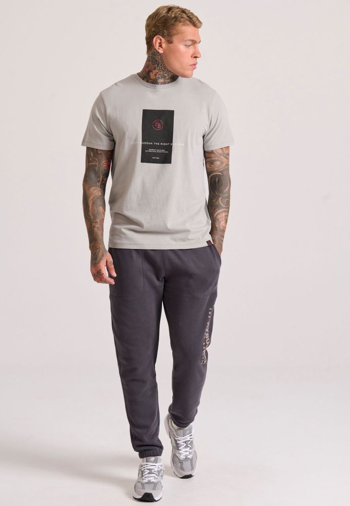 T-shirt με frame τύπωμα στο στήθος